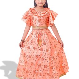BAESD Girls Printed Ready to Wear Lehenga Choli-image-84