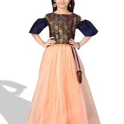 BAESD Girls Printed Silk Ready to Wear Lehenga Choli-image-33