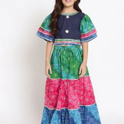 Readiprint Fashions Girls Printed Cotton Ready to Wear Lehenga Choli-image-95