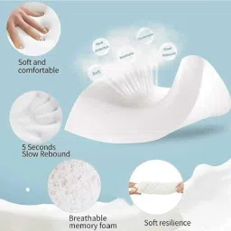 faltomin Memory Foam Geometric Orthopaedic Pillow Pack of 1 image 4