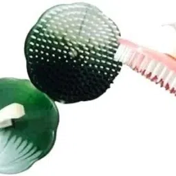 Hand Grip Round Plastic Hair Washing Comb Pack Of 3-picture-34