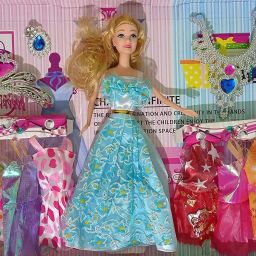 Fashion Modeling Girl Doll Set and Accessories - Doll with Dresses-43