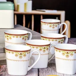 sonaki Bone China Tea/Coffee Mug Set of 6pcs-picture-23