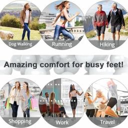comfortinglives Memory Foam Shoe Insole Comfort Insole for Men and Women Running (EU Size 40-45) Insole image 5