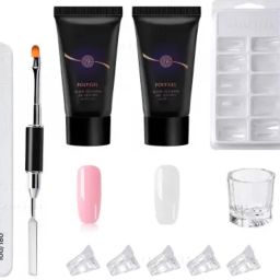 Poly Nail Gel Extension Set | Nail Art Combo Kit | Nail Arts at Home-image-45