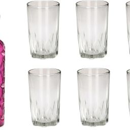 Combo Of Bottle And Glass Set -A1042 Jug Bottle Glass Set-image-13