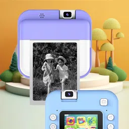 Smartbeats Smart-Kids Instant Print Camera for Kids 180° Rotating Lens, Video Recorder, Photo Filters Instant Camera image 2