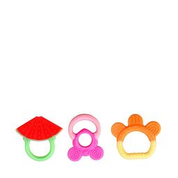 The Little Lookers Pack of 3 Fruit-Shaped Silicone BPA Free Teether-11