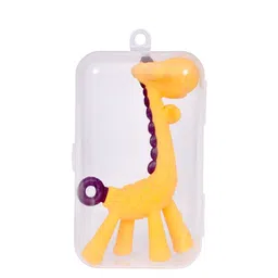The Little Lookers Infants Yellow Giraffe Shaped BPA &Toxins Free Teether-53