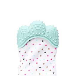 Kritiu Kids Green & White Mitten Shape Baby Teether-image-84