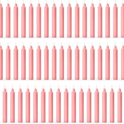 Pillar Candle Set Of 50 (Pinkj) Candle-image-41