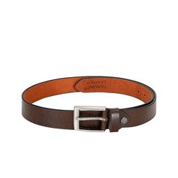 amicraft Men Textured Leather Tang Slim Formal Belt-image-52