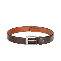 amicraft Men Textured Leather Tang Slim Formal Belt-image-51