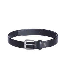 Kara Men Black Solid Genuine Leather Belt-picture-56