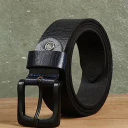 Teakwood Leathers Men Textured Leather Casual Belt-picture-11