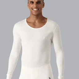 U.S. Polo Assn. Men White Solid Cotton Thermal Top-image-12