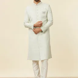 Manyavar Embroidered Sherwani Set-image-49