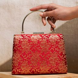 ARTKLIM Embroidered Box Clutch-image-42