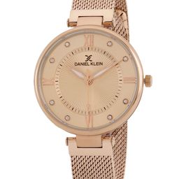 Daniel Klein Women Rose Gold & Pink Stainless Steel Analogue Watch DK.1.12560-4-image-39