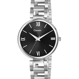 GEMINI Women Dial & Stainless Steel Bracelet Style Straps Analogue Watch BNS 2480SM02-picture-32