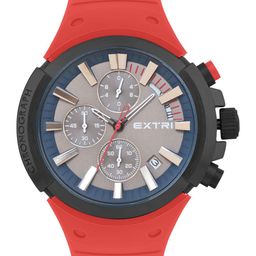 EXTRI Men Dial & Stainless Steel Straps Analogue Watch X6058-F-23