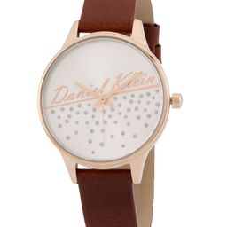 Daniel Klein Women Silver-Toned Printed Dial & Leather Straps Analogue Watch DK.1.12776-2-image-67