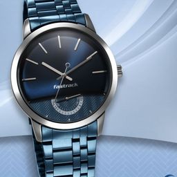 Fastrack Men Blue Dial & Stainless Steel Straps Analogue Watch-3289KM02-Blue-picture-46