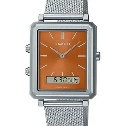 CASIO Men Stainless Steel Bracelet Style Strap Analogue Watch A2088-18