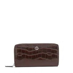 Caprese Women Textured Leather Zip Around Wallet-image-43