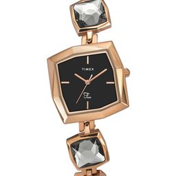 Timex Women Brass Embellished Bracelet Style Straps Analogue Watch TWEL16100-picture-15