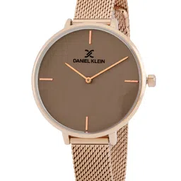 Daniel Klein Women Grey Dial & Rose Gold Toned Straps Analogue Watch DK.1.12778-3-image-50