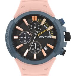 EXTRI Men Dial & Stainless Steel Straps Analogue Watch X6058-H-30