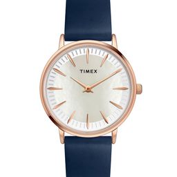 Timex Women Brass Dial & Leather Straps Analogue Watch TWEL15605-image-13
