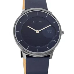 Titan Men Dial & Leather Straps Analogue Watch NQ1843QL01-30