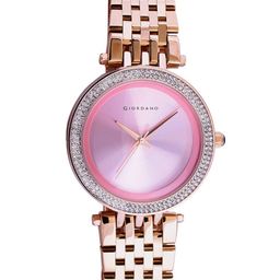 GIORDANO Women Embellished Dial & Bracelet Style Straps Analogue Watch GZ-60015-22-image-20