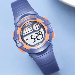 V2A Kids Dial & Wrap Around Straps Digital Watch DK8206-Blue-25