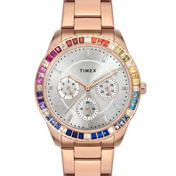 Timex E-Class Sport Collection Women Bracelet Style Straps Multi Function Watch TWEL16802-23
