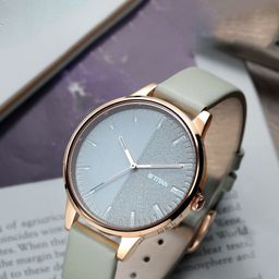 Titan Women Brass Dial & Leather Straps Analogue Watch NP2648WL01-image-15