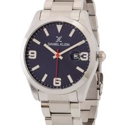 Daniel Klein Men Blue Dial & Silver Toned Stainless Steel Straps Analogue Watch-image-53