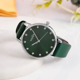 Voylla Women Embellished Dial & Leather Straps Analogue Watch- 8905124490145-image-92