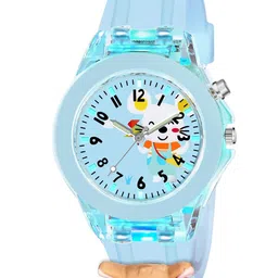 CERO Kids Printed Dial & Straps Analogue Watch Mouse-Cart-Bluenew-15