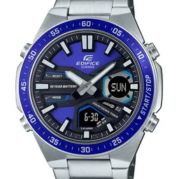 CASIO Men Stainless Steel Bracelet Style Analogue & Digital Watch ED552 EFV-C110D-2AVDF-48