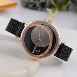 Voylla Women Embellished Dial Bracelet Style Straps Analogue Watch 8905124489569-image-83