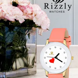 Septem Women White Printed Dial & Orange Leather Bracelet Style Straps Analogue Watch SP-116.Peach-Septem-Peach-image-20