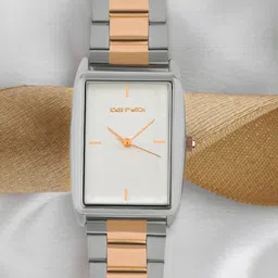 JOKER & WITCH Women White Embellished Dial & Multicoloured Stainless Steel Bracelet Style Straps Analogue Watch-image-67