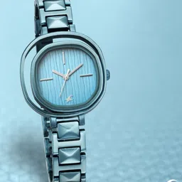 Fastrack Women Blue Dial & Stainless Steel Bracelet Style Straps Analogue Watch 6276QM01-Blue-image-61