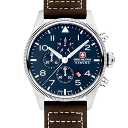 SWISS MILITARY HANOWA Men Leather Straps Analogue Chronograph Watch SMWGC0000402-image-82