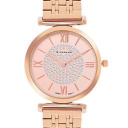 GIORDANO Women Embellished Dial & Bracelet Style Straps Analogue Watch GZ-60063-33-image-86