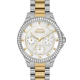 Slazenger Men Alloy Dial & Stainless Steel Strap Analogue Watch SL092216203-46