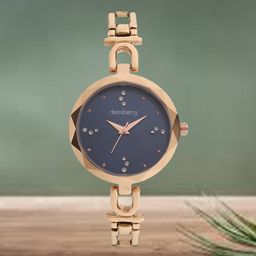DressBerry Women Embellished Dial & Bracelet Style Straps Analogue Watch HOBDB-110-RG-25